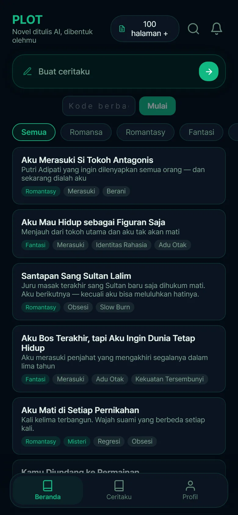 Scenario home